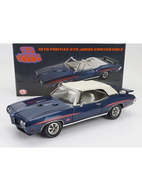 Acmemodels - PONTIAC GTO JUDGE CABRIOLET 1971 - THE JUDGE BLUE WHITE