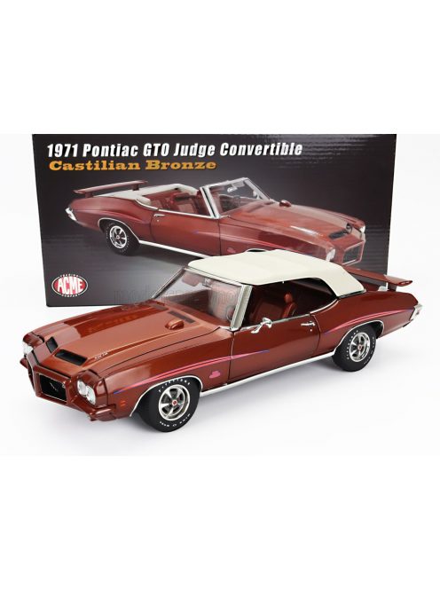 Acmemodels - PONTIAC GTO JUDGE CABRIOLET 1971 CASTILIAN BRONZE