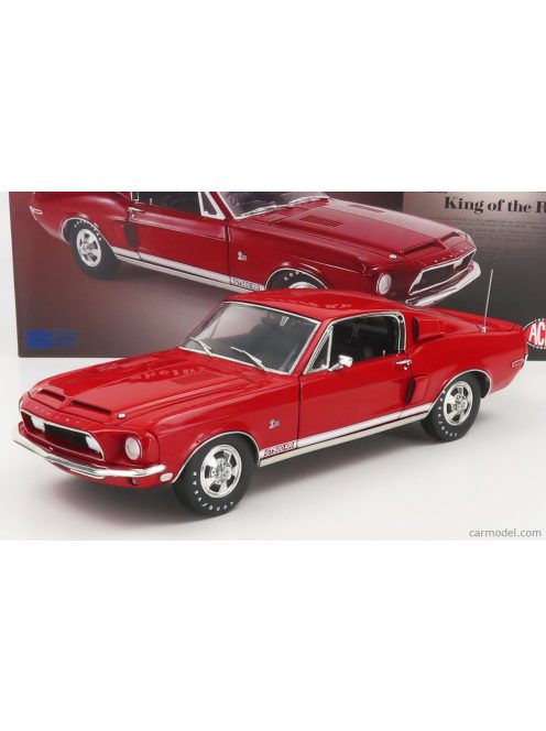 Acme-Models - Ford Usa Mustang Shelby Gt500 Kr Coupe 1968 Red