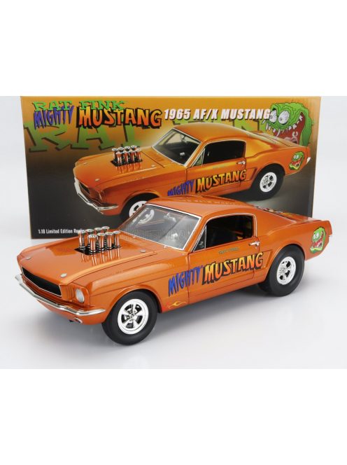 Acmemodels - FORD USA MUSTANG A/FX COUPE N 0 RAT FINK MIGHTY 1965 ORANGE MET