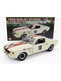   Acmemodels - FORD USA MUSTANG SHELBY GT350R TEAM PRO RACING OIL N 18 RACING 1965 WHITE RED