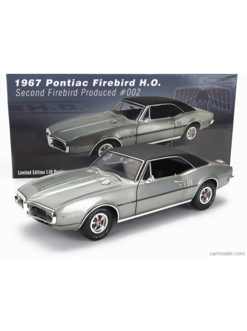 Acme-Models - Pontiac Firebird Coupe 1967 Silver Matt Black