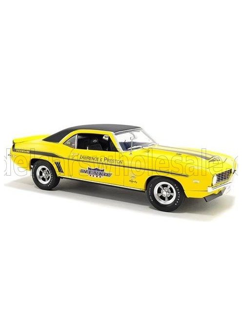 Acmemodels - CHEVROLET CAMARO YENKO SC/SS/E COUPE LAWRENCE & PRESTON 1969 YELLOW BLACK