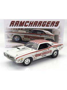   Acmemodels - DODGE CHALLENGER HEMI COUPE ROD SHOP PRO STOCK N 333 RACING 1971 MIKE FONS WHITE RED BLUE