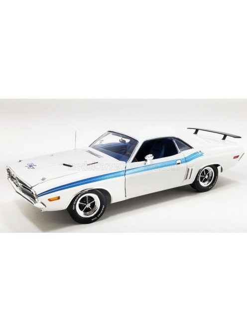 Acmemodels - DODGE CHALLENGER R/T 383 MAGNUM COUPE 1971 WHITE LIGHT BLUE