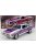 Acme-Models - Plymouth Barracuda Billi The Kid Coupe 1968 White Purple Met