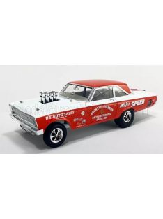   Acmemodels - PLYMOUTH CORONET AWB MISTER SPEED BS AUTO SALES RACING 1965 RED WHITE