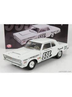   Acme-Models - Plymouth Belvedere N 555 Super Stock 1965 K.Montgomery White