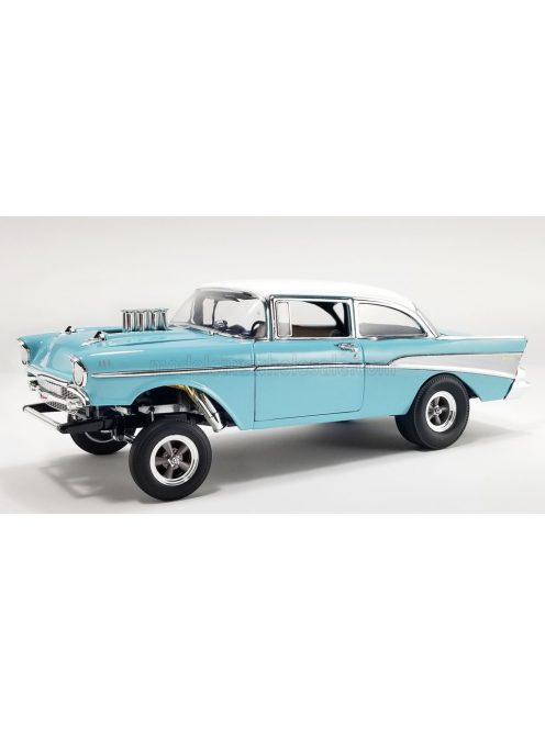 Acmemodels - CHEVROLET BEL AIR GASSER 1957 LIGHT BLUE WHITE