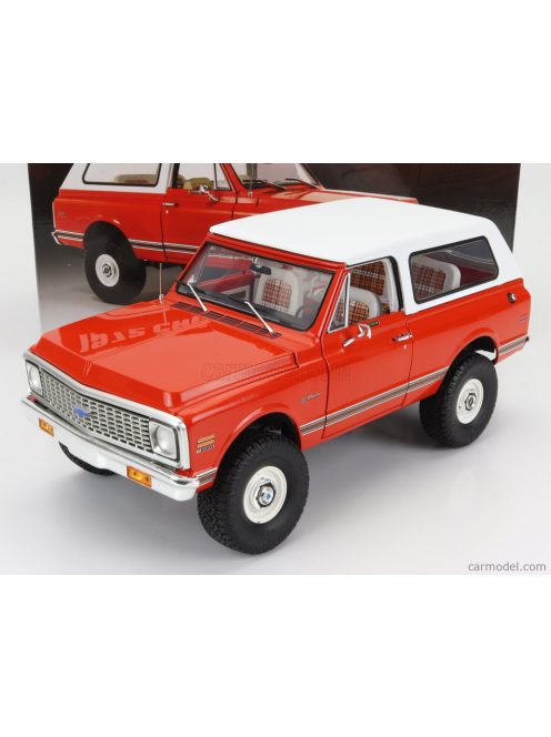 Acme-Models - Chevrolet Blazer K5 4X4 Hard-Top 1982 - Highlander Edition Orange White