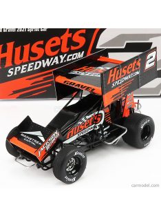   Acme-Models - Ford Usa Team Husets N 2 Sprint Car Series Season 2021 D.Gravel Black Orange