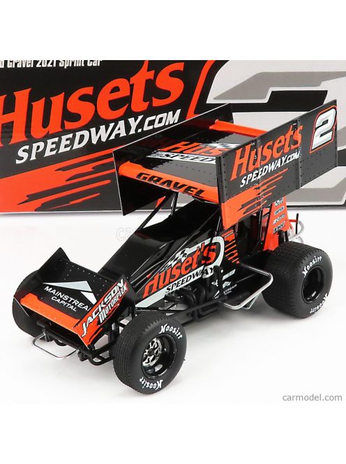 Acme-Models - Ford Usa Team Husets N 2 Sprint Car Series Season 2021 D.Gravel Black Orange