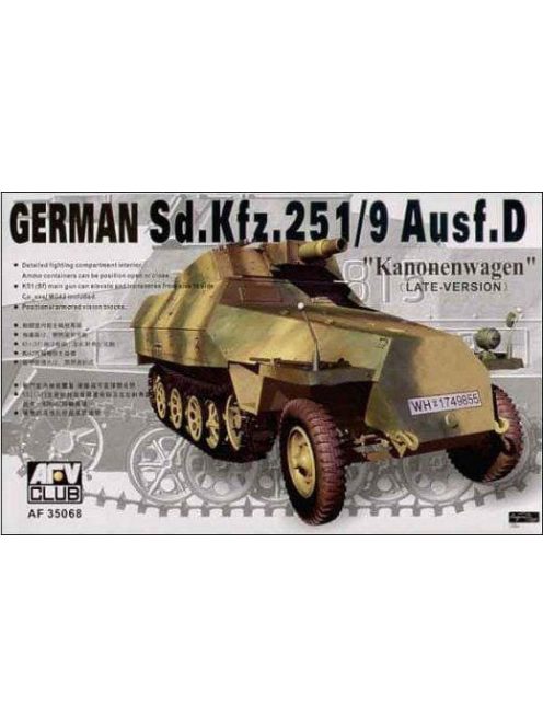 Afv-Club - SDKFZ 251 D/9 75 mm