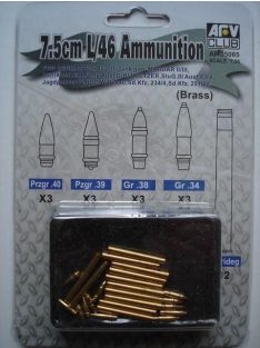 Afv-Club - 7,5 cm KwK L/46 AMMO (BRASS)