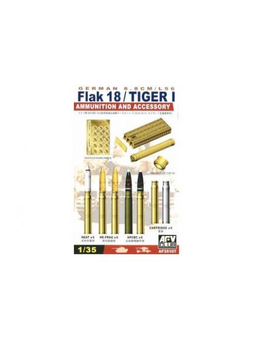 Afv-Club - 8,8 cm AMMO & ACCESSORIES SET