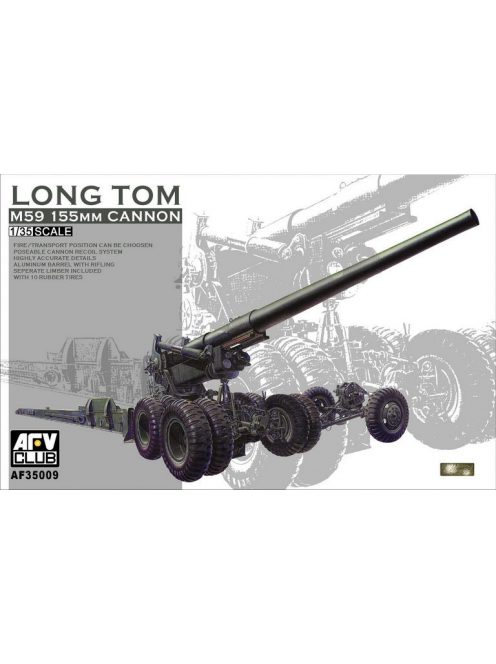 Afv-Club - M59 155mm Long Tom Canon