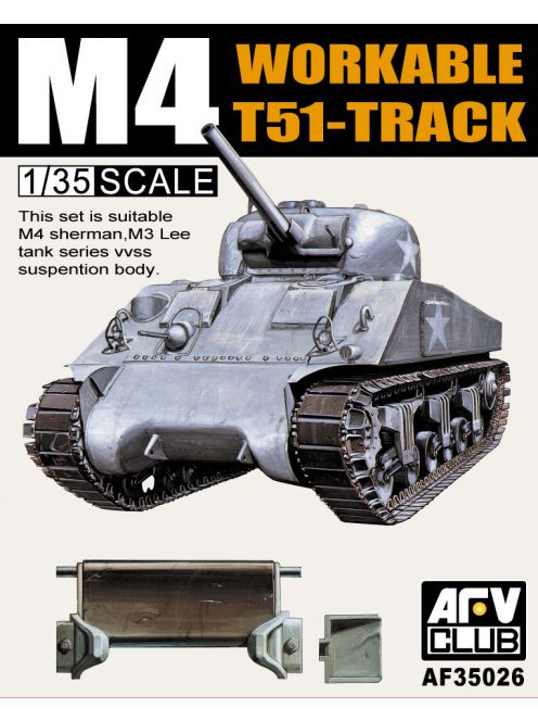 Afv-Club - M4 M3 T51 Sherman Tracks