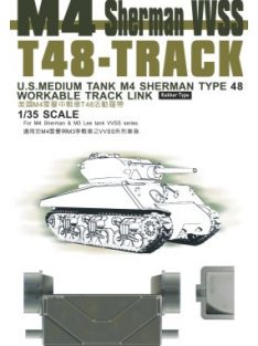 Afv-Club - T-48 Sherman Tracks  Articulated