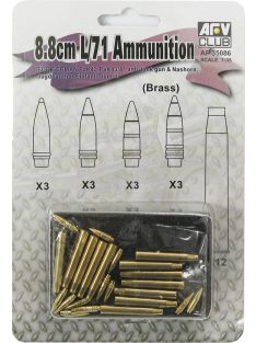 Afv-Club - German 8,8cm L71 Ammunition Brass