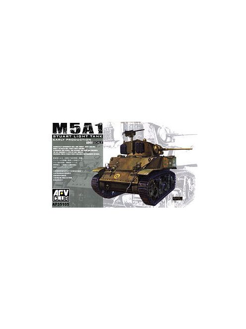 Afv-Club - M5A1 Stuart Light Tank Early