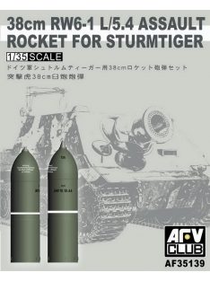   Afv-Club - 38cm RW6-1 L/5.4 Assault Rocket Set For Sturmtiger