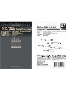 Afv-Club - British 20 pdr ammo set