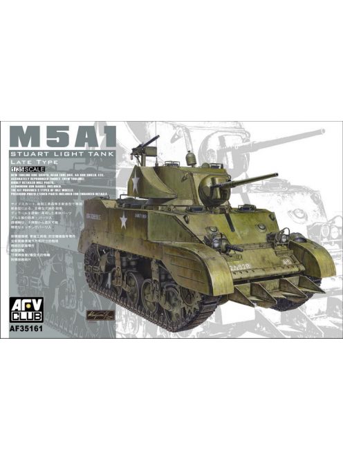 Afv-Club - M5A1 Stuart Light Tank Late Type