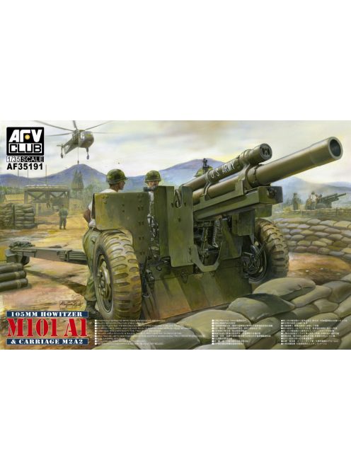 Afv-Club - 105mm Howitzer M101 A1 Carriage M2 A2