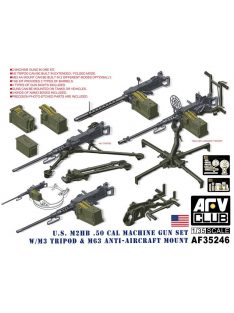 Afv-Club - US M2HB 50 Cal Machine Gun Set