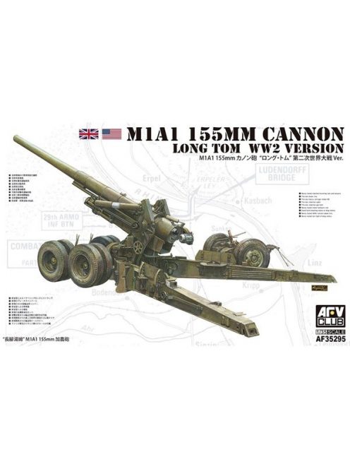 Afv-Club - M1A1 155mm Cannon Long Tom WW2 Version