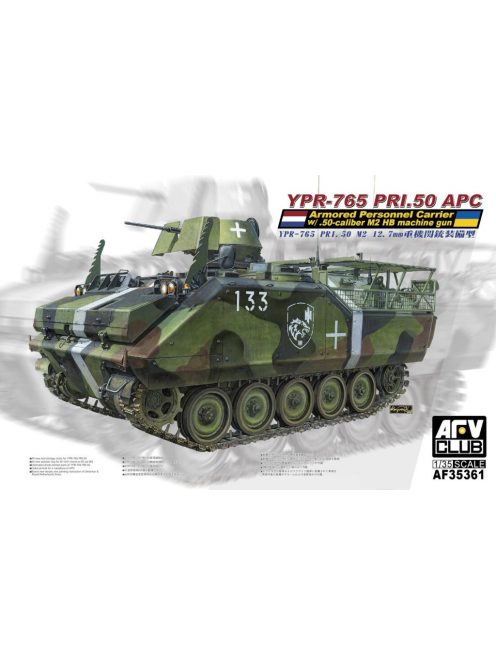 AFV-Club - YPR-765 PRI.50 APC w/ .50-caliber M2 HB MG