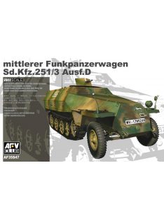 Afv-Club - SdKfz 251-3 AusfD Mittlerer Funkpanzerwagen