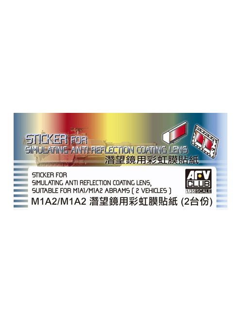 Afv-Club - Sticker Anti Reflection Coating Lens For M1A1 M1 M2