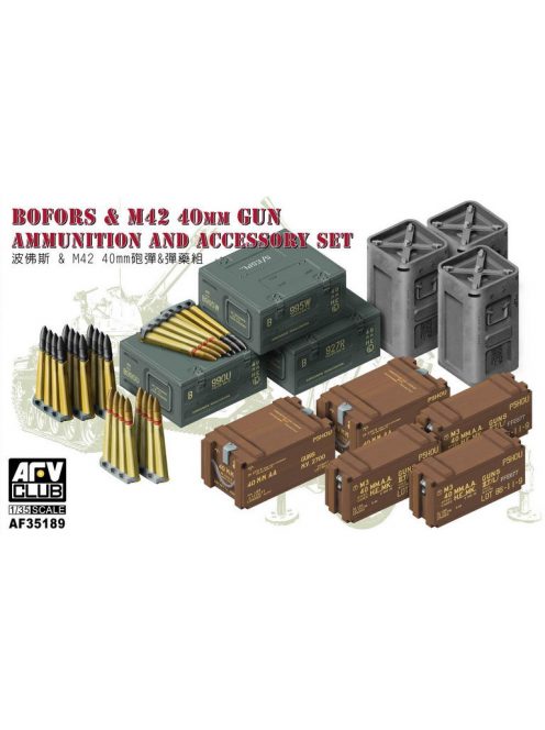 Afv-Club - Bofors M42 40mm Gun Ammo Accessories Set