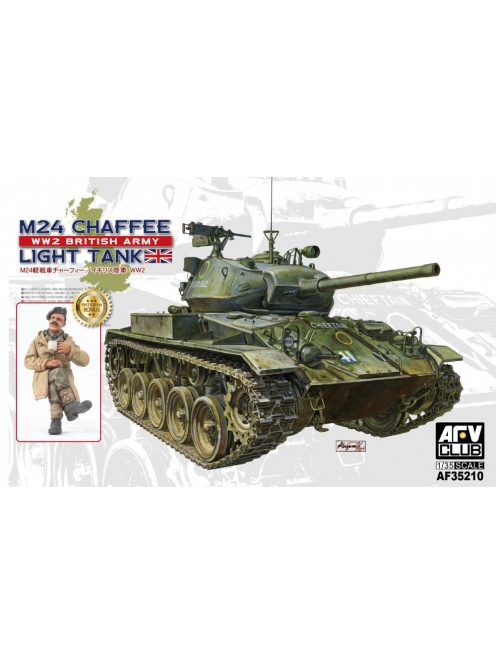 Afv-Club - M24 Chaffee tank WW 2 British Army versi