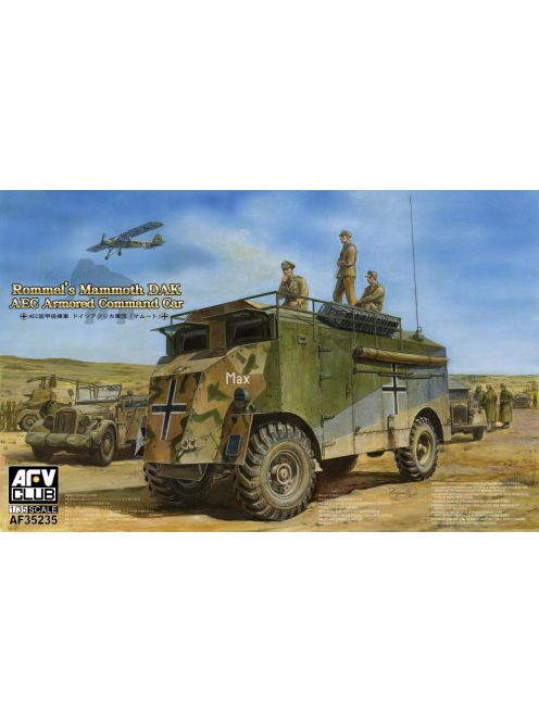 Afv-Club - AEC Armoured Commander Car of Rommel-Mam Mammoth (DAK)