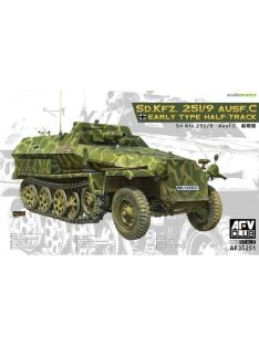 Afv-Club - Sd.Kfz.251/9/Ausf,C Early Type Half-Trac