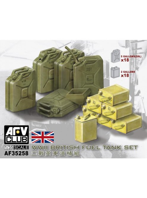 Afv-Club - WWII British Fuel Tank Set