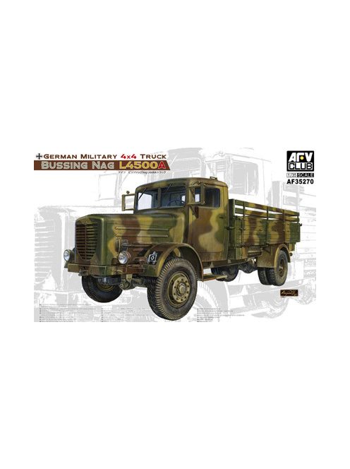 Afv-Club - German Military Truck Bussing NAG L4500A