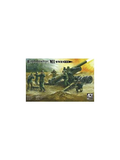 Afv-Club - 8 inch Howitzer M1 WWII