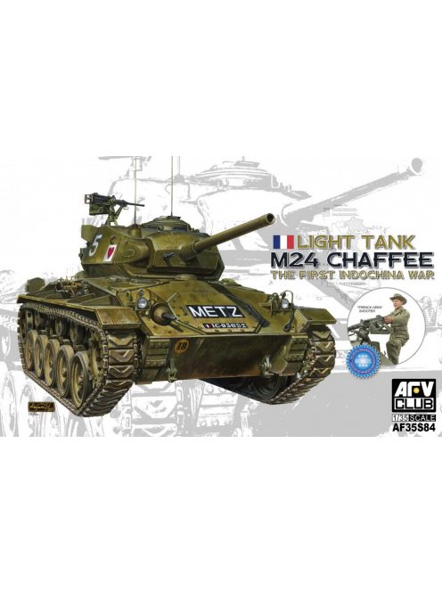 Afv-Club - M24 Chaffee Light Tank the First Indochi