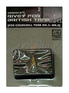 AFV-Club - Rivets for british Tank Churchill Mk.3-6 (B Type)