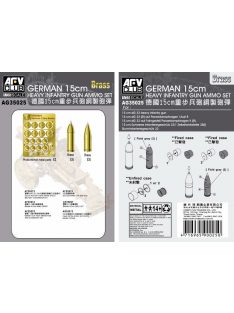   Afv-Club - Metal ammonutions and photo-etched for Sig33 15cm gun