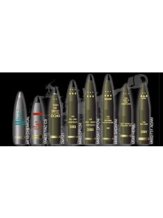 Afv-Club - 155mm Howitzer Brass Ammo Set