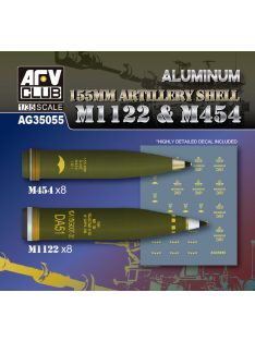 AFV-Club - Aluminium 155mm Artillery Shell M1122 & M454