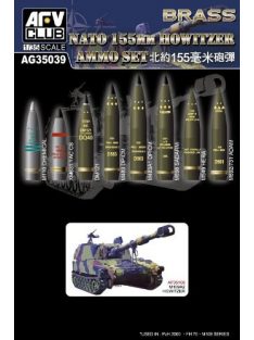 Afv-Club - NATO 155mm Howitzer Ammo Set (Brass)