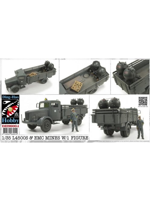 Afv-Club - L4500S & EMC Mines w/1 Figure