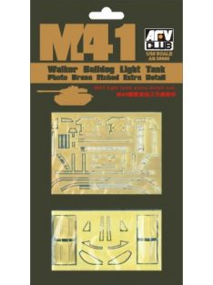   Afv-Club - M41 Light Tank Extra Detail Set Photo Brass Etched Conversation Kit