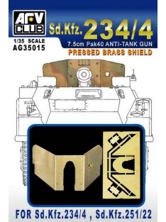 Afv-Club - METAL SHIELD SDKFZ 234/4