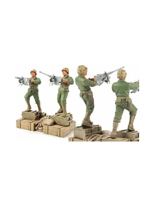 Afv-Club - LVT-4 US Marines Gunner Pacif. 2 Figuren